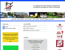 Tablet Screenshot of cogemspc.fr